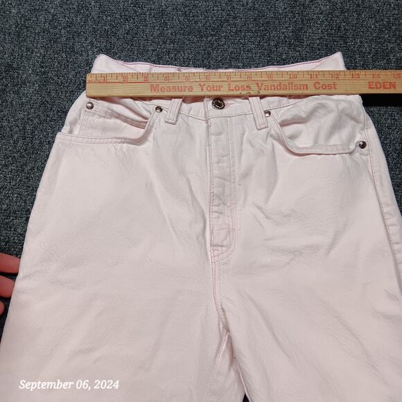 Vintage Levi 901 Jeans Women 9 Light Pink 24x31 High Rise Mom‎ Pants - Picture 9 of 12
